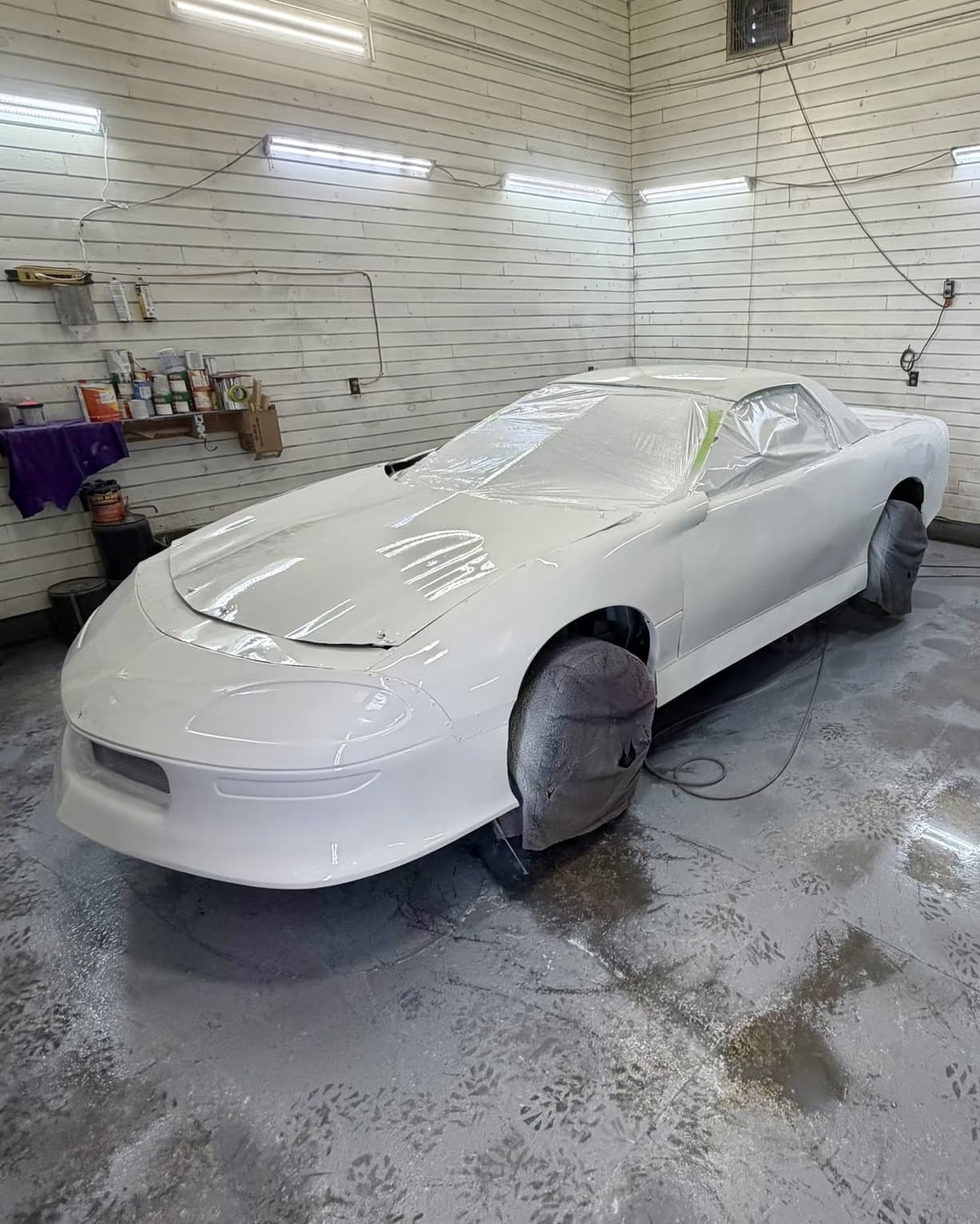 Chevy Camaro with dent and rust repair and factory color matched paint job by JRB Autobody
